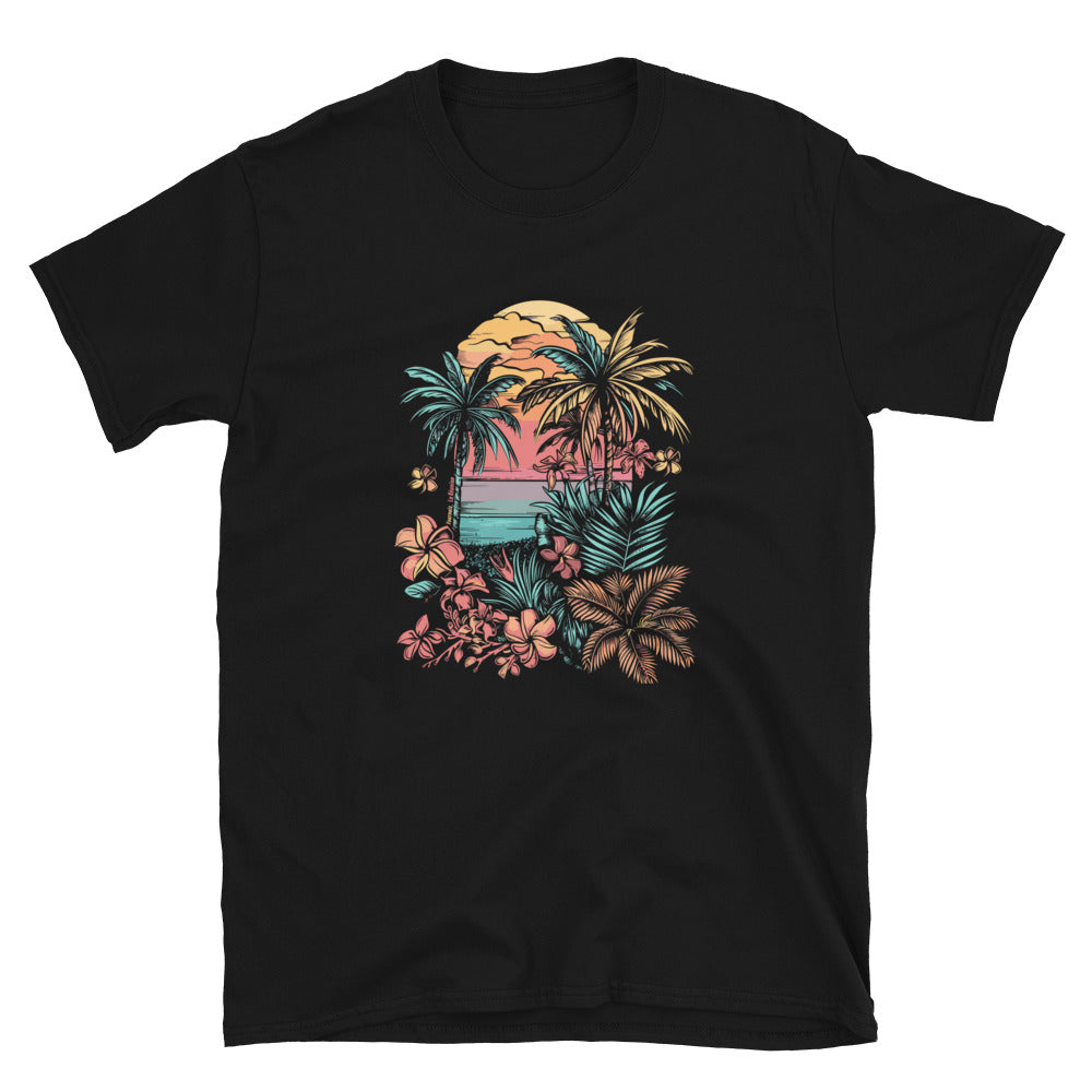 T-shirt Tropical Window