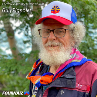 Guy Pignolet le créateur du drapeau de la Réunion