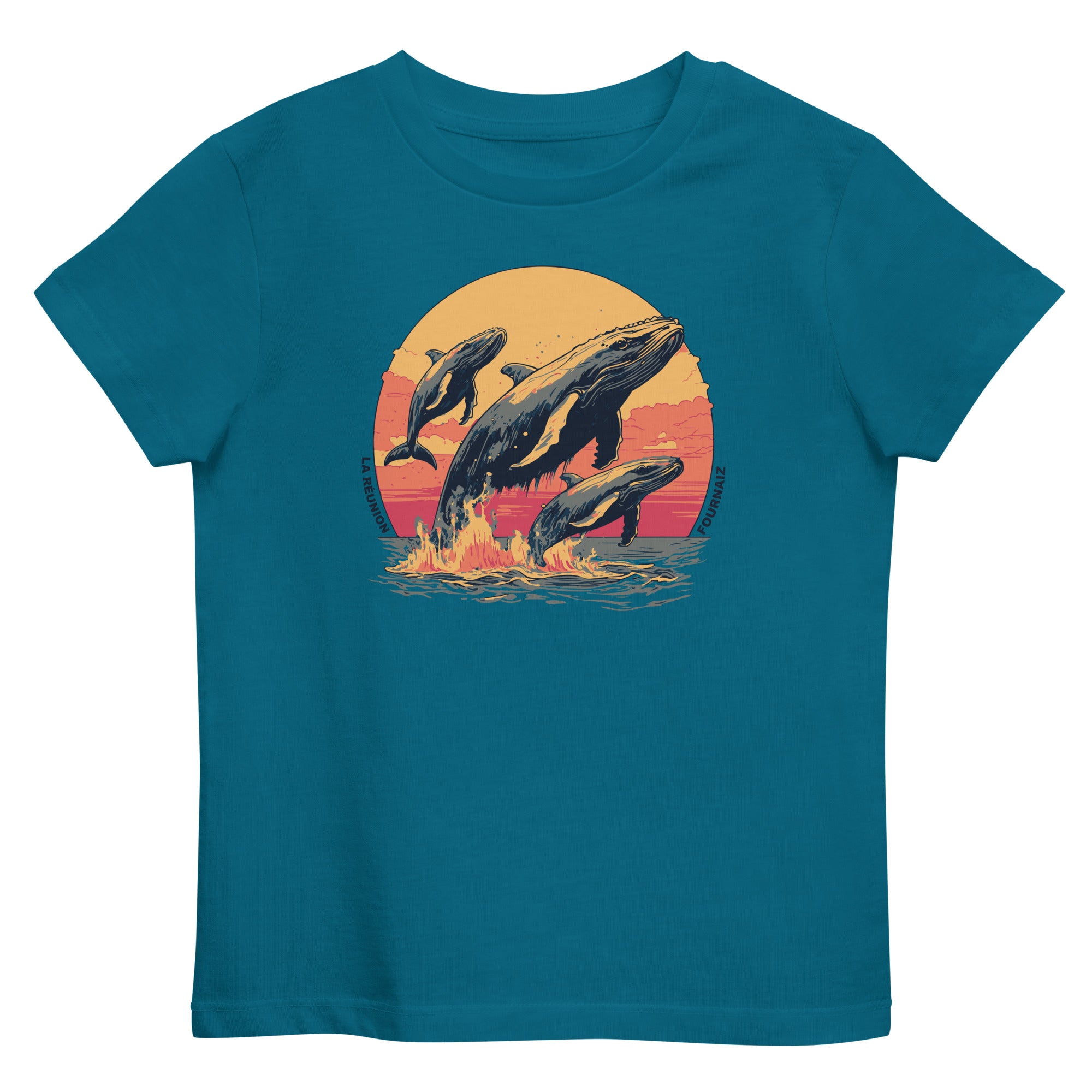 T-shirt Baleines (Coton Bio Marmaille)