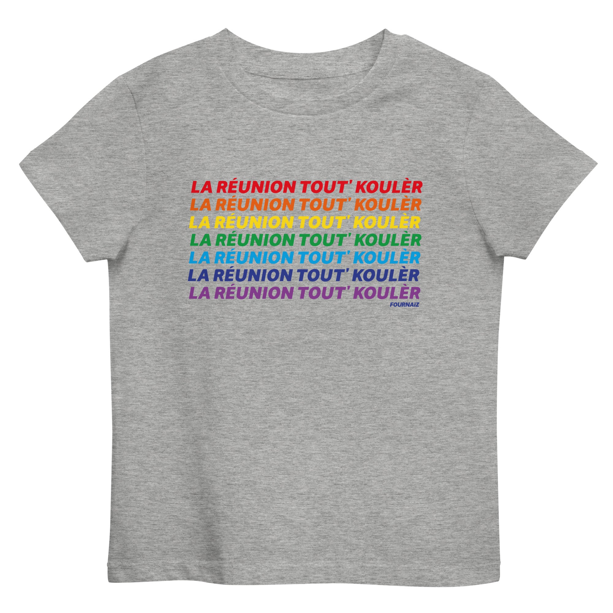 T-shirt La Réunion Tout' Koulèr Marmaille (Coton Bio)