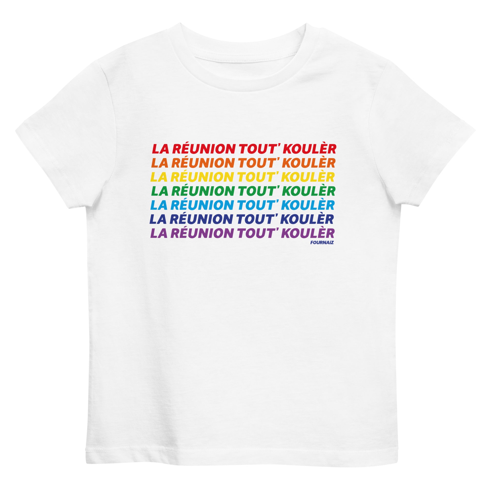 T-shirt La Réunion Tout' Koulèr Marmaille (Coton Bio)