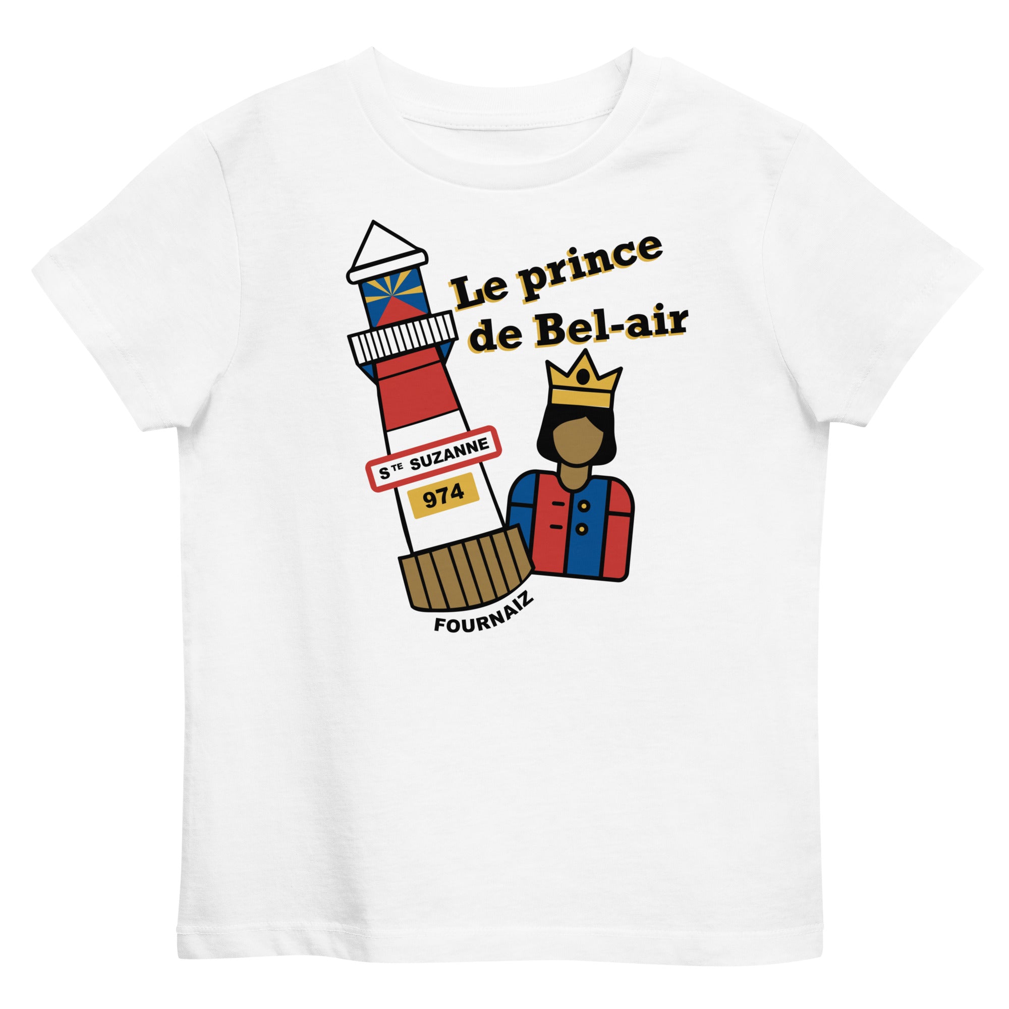 T-shirt Prince de Bel-air Sainte-Suzanne (Coton Bio Marmaille)