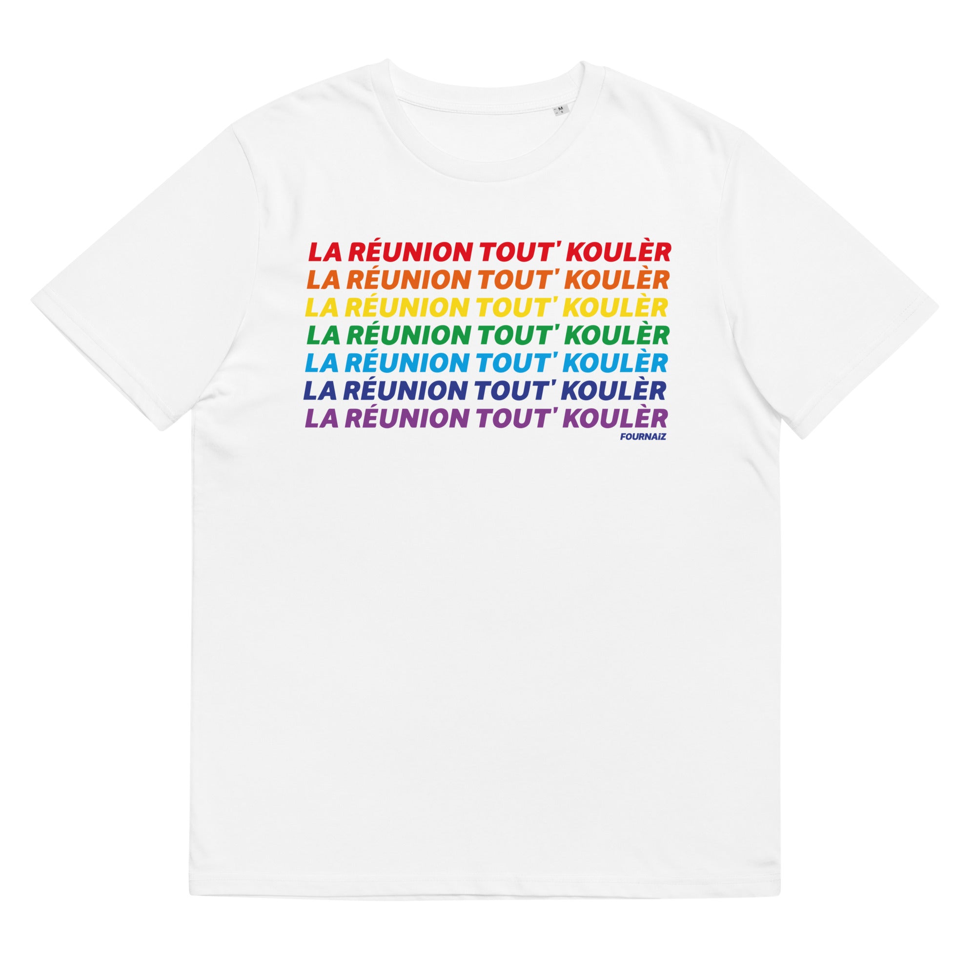 T-shirt La Réunion Tout' Koulèr unisexe (Coton Bio)
